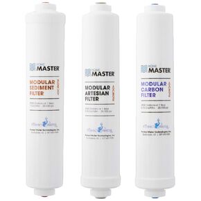Home Master ISetTMA8 Artesian And HydroGardener Replacement Water Filter Change Set, White