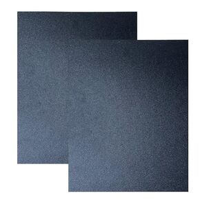 DARENYI Blue ABS Plastic Sheets, 12" x 16" 1/8" Thick Opaque Plastic Boards Panels Moldable Flexible Than Acrylic Sheets, Smooth & Textured Finish Plastic Sheet for Crafts, Paintings, Signs, 2Pcs