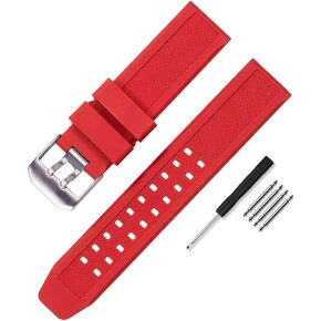 23mm Rubber Watch Bands Straps Fit for Luminox 3050 8800 and 3950 Series, Adjustable Sport Soft Replacement Bands Straps Wristbands Women Men