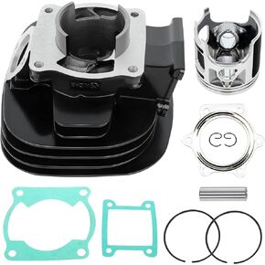 ECCPP Cylinder Piston Assembly Kit fit for Yamaha Blaster 200 YFS200 1998-2006 Top End Kit Cylinder Piston Ring Gasket Set