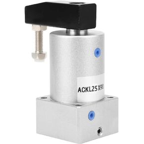 Rotary Pneumatic Cylinder Double‑Acting 90 Degree Angle Clamping Corner Pressing Rotate Cylinder Air Swing Tool(ACK25-90R)
