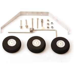 مجموعة عجلات الهبوط الرئيسية من الألومنيوم طائرة RC لاستبدال أجزاء سيسنا 182 مقاس 40 ARF PNP in Kuwait