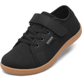 Little/Big Kids Barefoot Shoes Boys Breathable Walking Sneakers Girls Lightweight Wide Toe Box Shoes for Indoor Outdoor