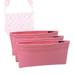 Bag Organizer for Louis Vuitton Coussin PM [Set of 3] Bag - Premium Felt Purse Handbag Insert Liner Shaper (Handmade) Soft Structure Support