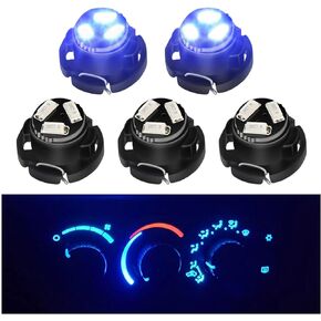 LED Lights Bulbs kit for AC Climate Heater Control Compatible with 2003-2008 Do-dge Ram 1500 2500 3500 Dakota Pickup, White