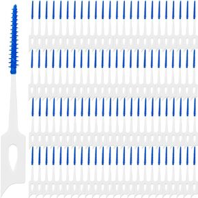 200PCS Dual-Use Interdental Brushes Soft Silicone Dental Picks Toothpicks Between Teeth Brush, Tooth Flossing Brush for Cleaning Orthodontic Wire Toothbrush Clean Tool