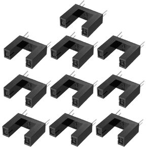 uxcell 10 Pcs 25/64" Slot PCB Photo Interrupter Slotted Optical Sensor Switch HY810A