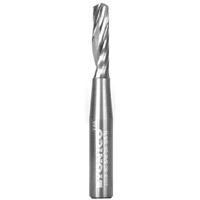 YONICO Solid Carbide Single Flute Upcut End Mill Router Bits CNC Spiral O Flute 3/16-Inch Diameter 1/4-Inch Shank 31018-SC
