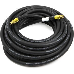 Goodyear Rubber Air Hose - 3/8in. x 25ft. Black