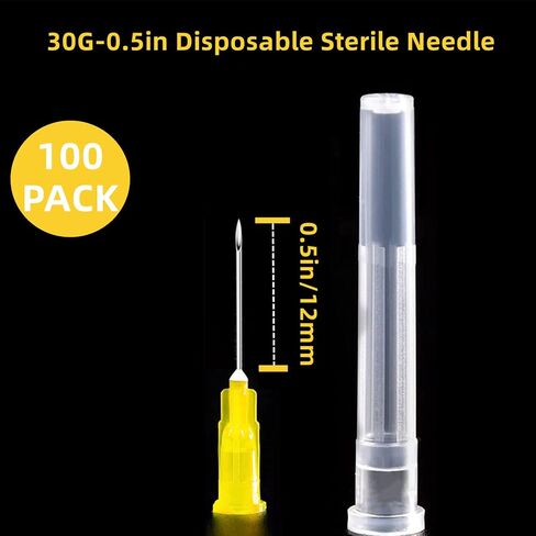 18Ga 1 1/2 Inch/38mm Sterile Lab Supplies, Pack of 100 in Kuwait