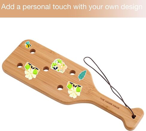 12 inch Bamboo Paddle with Airflow Holes Lightweight Greek Paddle for DIY Home Decoration Crafting Paddles for Kids Valentine’s Birthday Gift in Saudi Arabia