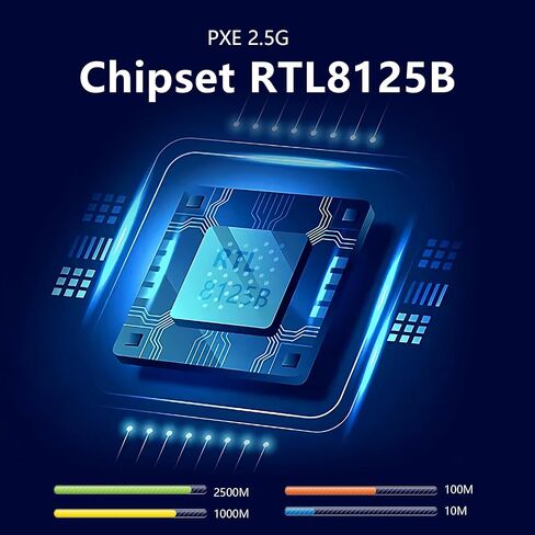 بطاقة شبكة PCIe بسرعة 2.5 جيجابت في الثانية - محول إيثرنت 2.5 جيجا/1 جيجا/100 ميجابت في الثانية، جودة الخدمة، WOL، تمهيد PXE، متوافق مع Windows/Linux/Mac in Kuwait