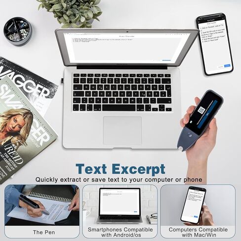 جهاز مترجم اللغة، Tendak 2-Way Instant Voice Translator 112 لغة OCR قارئ القلم الرقمي مع جهاز مترجم محمول بشاشة تعمل باللمس لمتعلمي اللغة الطلاب الذين يعانون من عسر القراءة in Kuwait