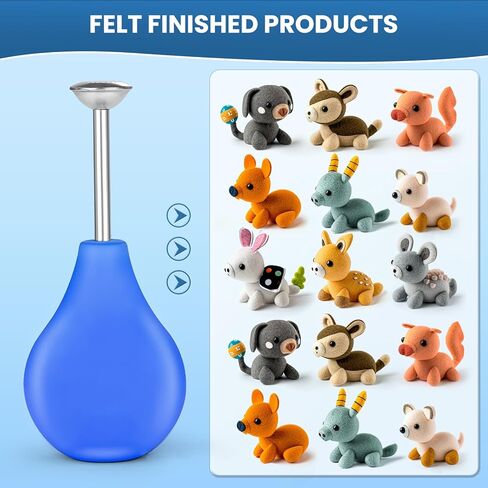 Ball Brause Sprinkler for Wet Felting, Sprinkler Ball Brauser, Wet Felting Water Sprinkler Supplies with 2Pcs Linen Water Sprinkler Spray for Felting Equipment in Kuwait