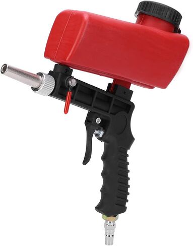 90PSI 700mL Portable Sand Blaster Gun, Pneumatic Hand Held Sandblasting Machine Industrial Adjustable in Saudi Arabia
