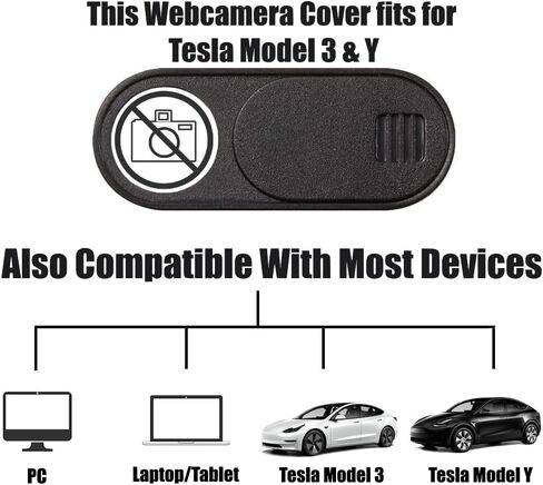 غطاء كاميرا الويب (لكاميرا المقصورة الداخلية موديل 3 YXS)، رفيع للغاية 0.03 بوصة لجهاز iPad MacBook Pro وكمبيوتر iMac وغطاء كاميرا الكمبيوتر المحمول منزلق in Kuwait
