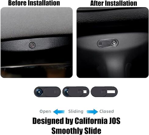 غطاء كاميرا الويب (لكاميرا المقصورة الداخلية موديل 3 YXS)، رفيع للغاية 0.03 بوصة لجهاز iPad MacBook Pro وكمبيوتر iMac وغطاء كاميرا الكمبيوتر المحمول منزلق in Kuwait