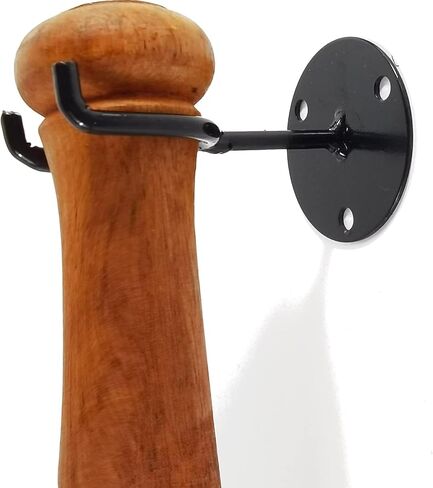 4PCS Baseball bat Holders Memorabilia Baseball Bat Display - Multipurpose Sturdy Bat Holder - Bat Hooks for Baseball & Softball Bat - Rack Holder Wall Mounted Display Hanger,Black in Saudi Arabia