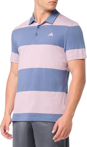 adidas Men's Colorblock Rugby Stripe Polo Shirt in Saudi Arabia