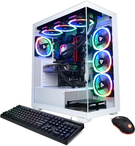 جهاز كمبيوتر CyberPowerPC Gamer Xtreme VR Liquid Cool للألعاب، Intel Core i9-14900KF 3.2 جيجا هرتز، GeForce RTX 4080 Super 16 جيجا، 64 جيجا DDR5، 4 تيرابايت PCIe Gen4 SSD، جاهز للواي فاي ونظام التشغيل Windows 11 Home (GXiVR8620A4) in Kuwait