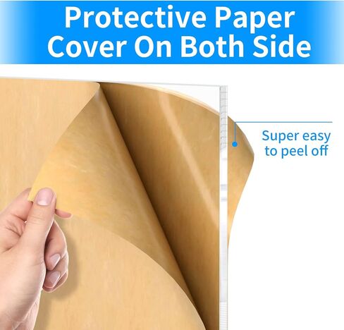 ورقة أكريليك NIUBEE مقاس 12 × 24 بوصة (قطعتان)، لوحة لوحة من البلاستيك البرسبيكس بسمك 1/8 بوصة للعلامة، وإطار الصورة، والحرف اليدوية، ومشروعات العرض التي تصنعها بنفسك in Kuwait