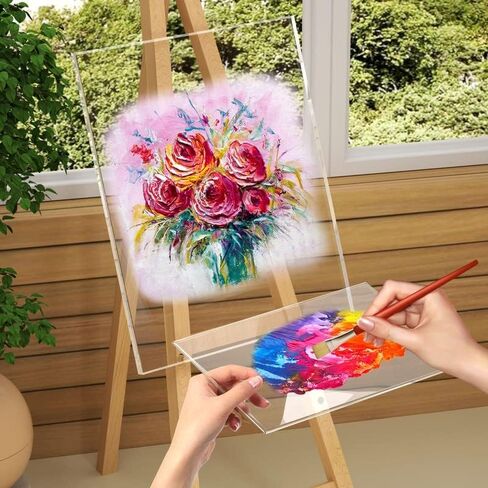 ورقة أكريليك NIUBEE مقاس 12 × 24 بوصة (قطعتان)، لوحة لوحة من البلاستيك البرسبيكس بسمك 1/8 بوصة للعلامة، وإطار الصورة، والحرف اليدوية، ومشروعات العرض التي تصنعها بنفسك in Kuwait