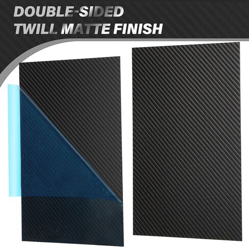 3 Pcs Carbon Fiber Sheets 2.0 x 200 x 300mm Twill Matte Laminate Plates 3K Carbon Fiber Board 2.0mm Thickness Carbon Fiber Panels in Saudi Arabia
