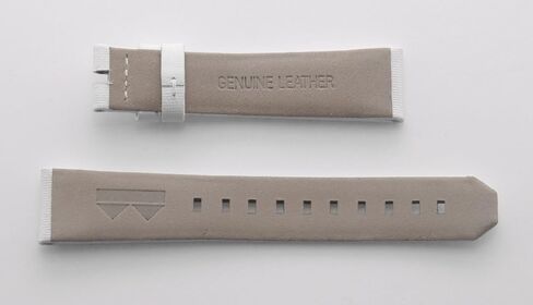 17 mm White genuine leather band to fit TAG Heuer Ladies Formula 1 models listed in Saudi Arabia