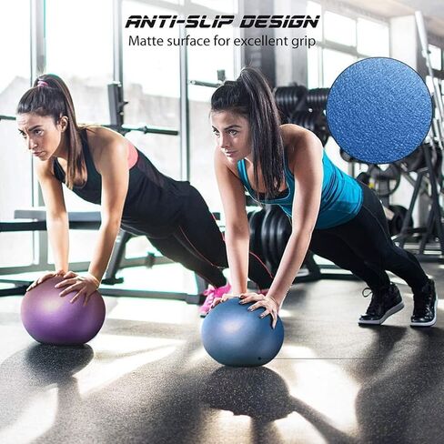 Exercise Pilates Ball Mini 9 inch Exercise Barre Ball for Yoga,Stability Exercise Training Gym Anti Burst and Slip Resistant Balls Physical Therapy Improves Balance, Core Strength Pack of 3 in Saudi Arabia