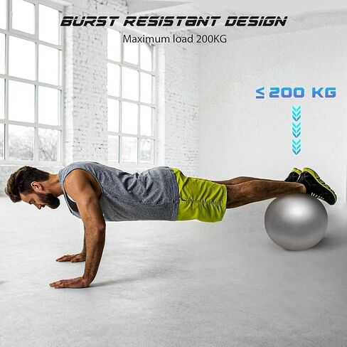Exercise Pilates Ball Mini 9 inch Exercise Barre Ball for Yoga,Stability Exercise Training Gym Anti Burst and Slip Resistant Balls Physical Therapy Improves Balance, Core Strength Pack of 3 in Saudi Arabia