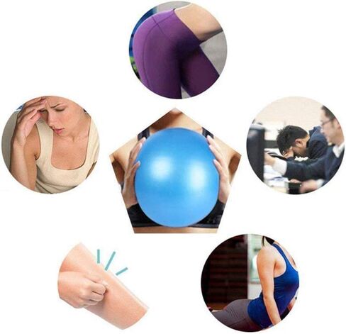 Exercise Pilates Ball Mini 9 inch Exercise Barre Ball for Yoga,Stability Exercise Training Gym Anti Burst and Slip Resistant Balls Physical Therapy Improves Balance, Core Strength Pack of 3 in Saudi Arabia