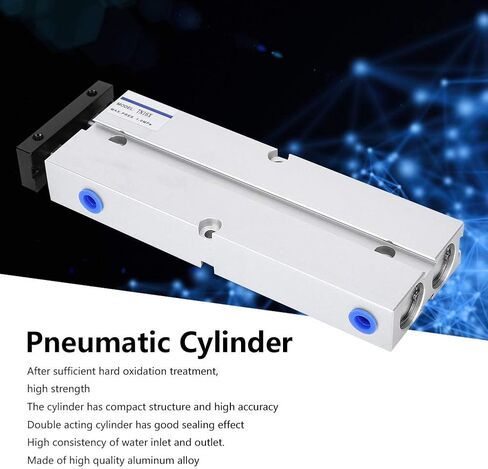 Air Cylinder Aluminum Alloy TN16 0.10.9MPa 10200mm Pneumatic Double Acting Cylinder (TN16X100-S) in Saudi Arabia
