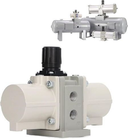 Air Compressor Booster Pump, Thickened Adjustable Stable Pressurization Gas Booster Pump SMC Type for Industrial Use in Saudi Arabia