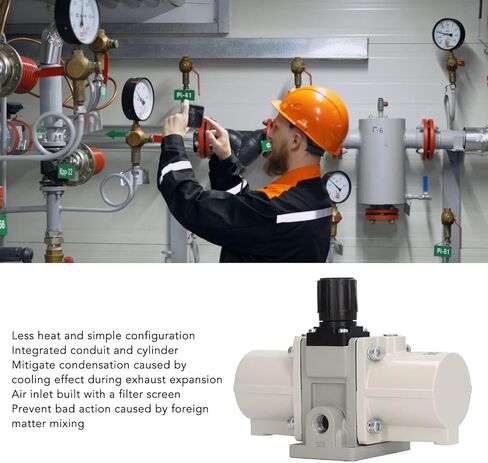 Air Compressor Booster Pump, Thickened Adjustable Stable Pressurization Gas Booster Pump SMC Type for Industrial Use in Saudi Arabia