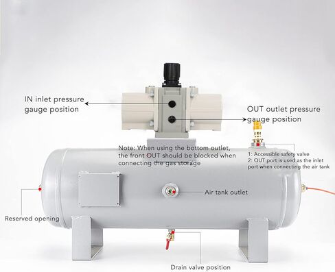 Air Compressor Booster Pump, Thickened Adjustable Stable Pressurization Gas Booster Pump SMC Type for Industrial Use in Saudi Arabia