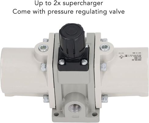 Air Compressor Booster Pump, Thickened Adjustable Stable Pressurization Gas Booster Pump SMC Type for Industrial Use in Saudi Arabia