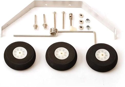 مجموعة عجلات الهبوط الرئيسية من الألومنيوم طائرة RC لاستبدال أجزاء سيسنا 182 مقاس 40 ARF PNP in Kuwait