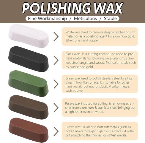 مجموعة عجلات تلميع مكونة من 13 قطعة، تتضمن 5 مركبات مصقولة و4 عجلة تلميع مع ساق 1/4 بوصة و3 عجلة تلميع ومغزل، لمجوهرات طحن المقاعد in Kuwait