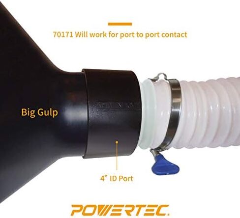 POWERTEC 70171V 4x 2-1/2 بوصة قارنة توصيل سريعة ملولبة، 1 قطعة in Kuwait