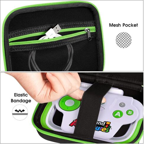 KENOBEE Carrying Case for Leapfrog LeapLand Adventures Learning Video Game, Hard Protective Storage Holder for Leapfrog LeapLand Adventures and HDMI Game Stick USB Power Cable Accessorie in Saudi Arabia