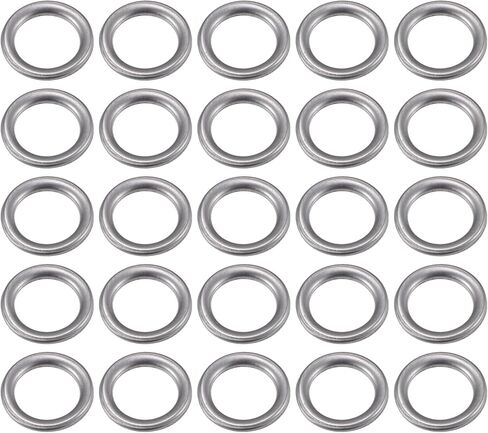 Oil Drain Plug Gaskets, 12mm 0.47" ID No.3517830010 for Toyota 4Runner 2010-2018 Aluminum Alloy Silver Tone, 25 Pcs in Saudi Arabia