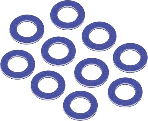 10pcs 12mm Aluminum Oil Drain Plug Gaskets Crush Washers Seals, Replacement for The Part # 90430-12031 Compatible with Lexus Toyota Scion CT200h ES350 Prius Tundra Sienna Tacoma 4Runner RAV4 in Kuwait