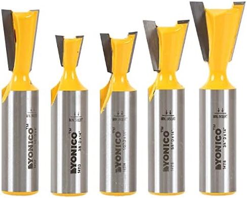 YONICO Dovetail Router Bit 14 Degree X 1/2-Inch 1/4-Inch Shank 14114q in Saudi Arabia