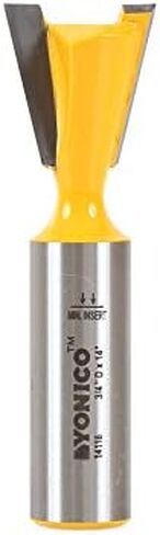 YONICO Dovetail Router Bit 14 Degree X 1/2-Inch 1/4-Inch Shank 14114q in Saudi Arabia