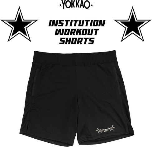 YOKKAO Muay Thai Boxing Shorts - شورتات التمرين للمؤسسة | شورت تمرين متين ومتعدد الاستخدامات للجنسين للصالة الرياضية والفنون القتالية in Kuwait