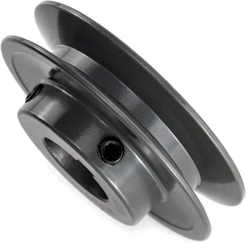 QWORK AK321 Single Groove Web Sheaves, 3.25" OD 1" Bore V-Belt Sheave, A Belt Section, Cast Iron,for V-Belt in Saudi Arabia