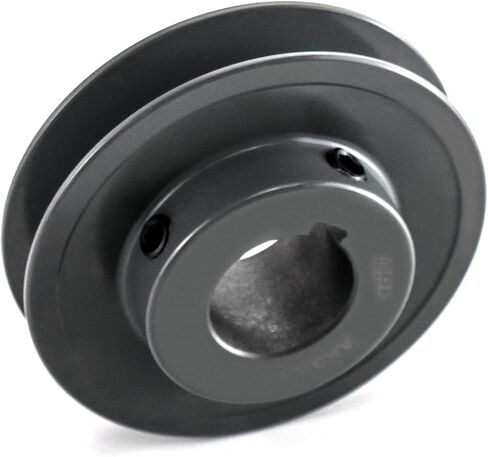 QWORK AK321 Single Groove Web Sheaves, 3.25" OD 1" Bore V-Belt Sheave, A Belt Section, Cast Iron,for V-Belt in Saudi Arabia