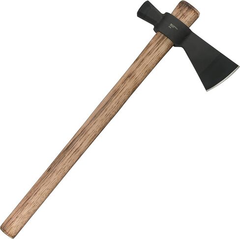 مطرقة CRKT Chogan T-Hawk: فأس للتخييم في الهواء الطلق مع مطرقة، رأس من الفولاذ الكربوني، مقبض خشبي هيكوري تينيسي 2724 in Saudi Arabia