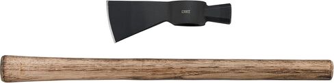 مطرقة CRKT Chogan T-Hawk: فأس للتخييم في الهواء الطلق مع مطرقة، رأس من الفولاذ الكربوني، مقبض خشبي هيكوري تينيسي 2724 in Saudi Arabia