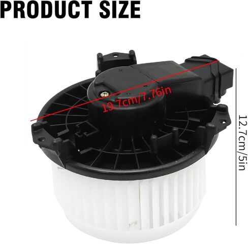 272700-0350 12V Blower Motor with Impeller, Replacement for Kubota M8540 M7060 M6060 M126 M5140 M9960 M7040 M135 M6040 M100, Replaces 3C581-72150 3C581-72151 in Saudi Arabia